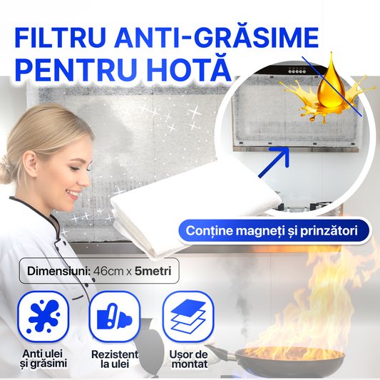 Filtru Anti-Grăsime pentru Hotă - 46cm x 5metri