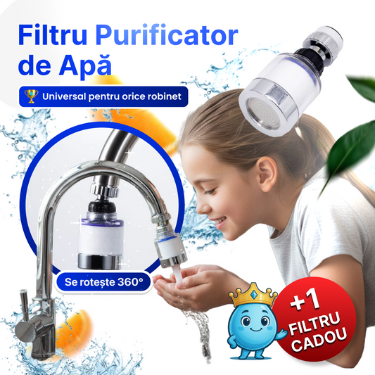 Filtru Universal Purificator de Apă + 🎁 1 Filtru Cadou