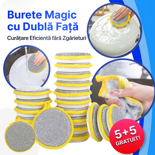 Burete Magic cu dublă față – 5 + 5 🎁Cadou