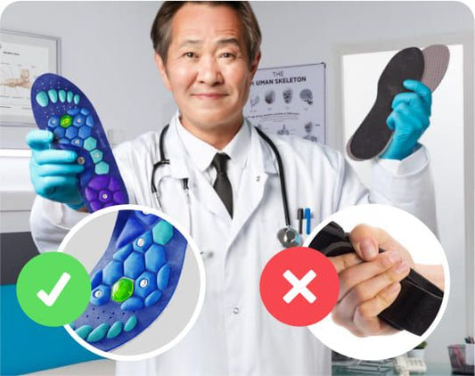 Tălpici Magnetici cu Micro-Terapie Japoneză de Acupresiune