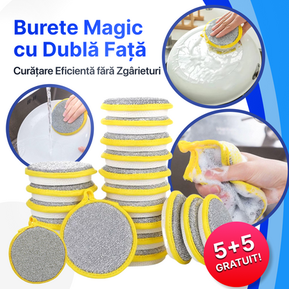 Burete Magic cu dublă față – 5 + 5 🎁Cadou