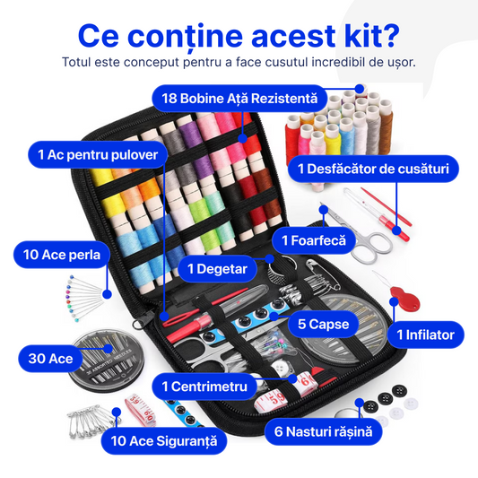 Set complet de cusut – 86 piese
