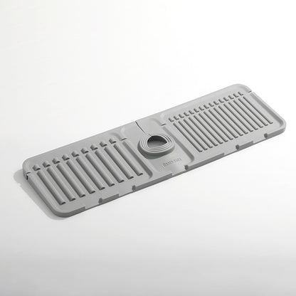 Covoraș din silicon pentru chiuvetă – anti-stropire, anti-alunecare și cu scurgere