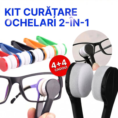 Kit Curățare Ochelari - 4+4🎁